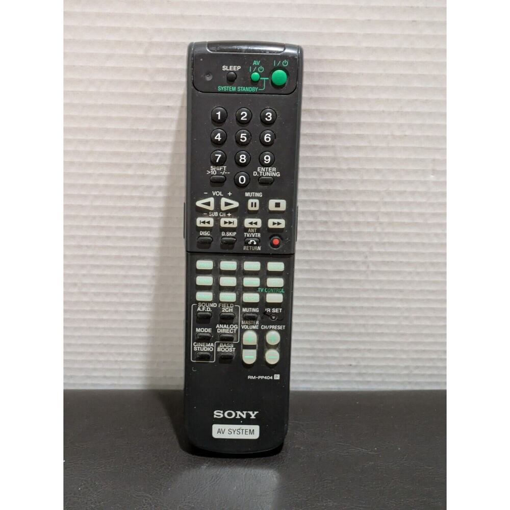 Sony AV System Remote Control RM-PP404 Original Controller